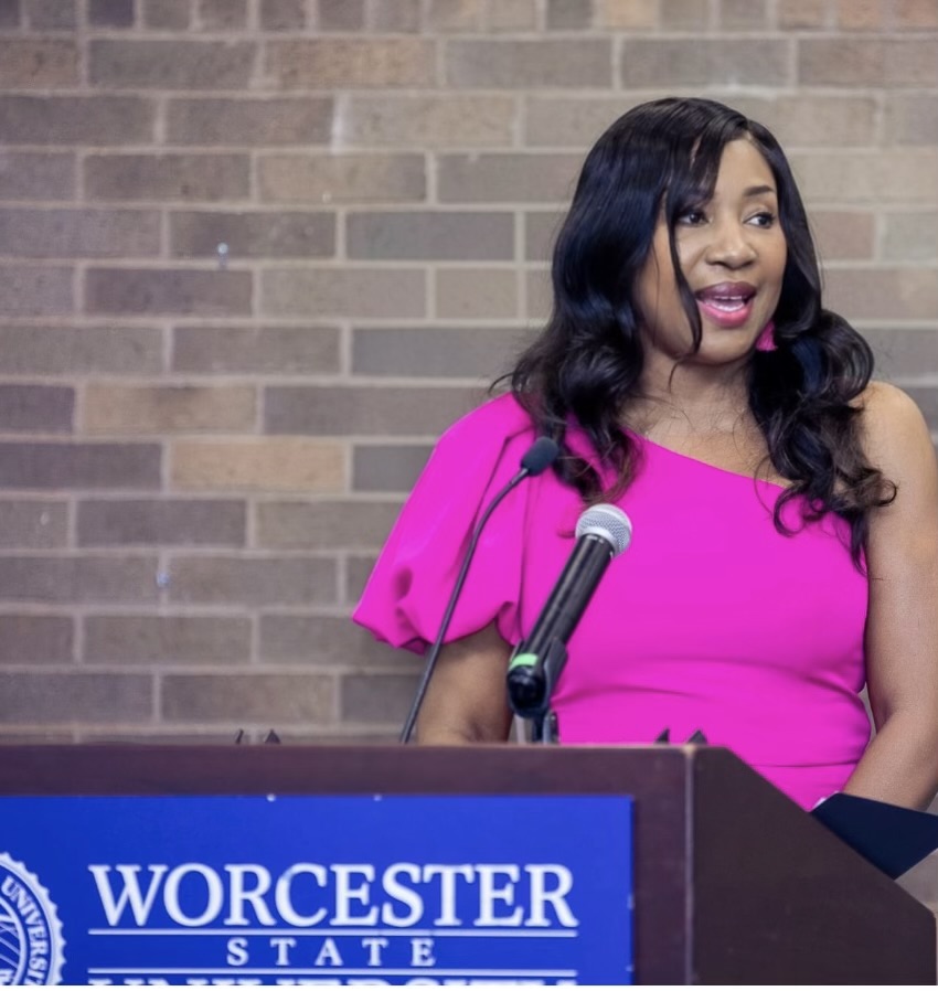 Dr. Chioma Ugochukwu speaking at a professional event
